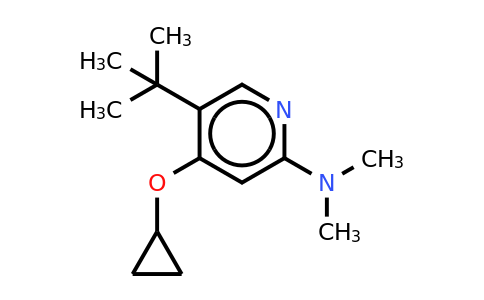 CAS 1243375-92-9 | 5-Tert-butyl-4-cyclopropoxy-N,n-dimethylpyridin-2-amine
