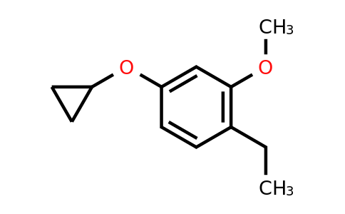 CAS 1243375-93-0 | 4-Cyclopropoxy-1-ethyl-2-methoxybenzene