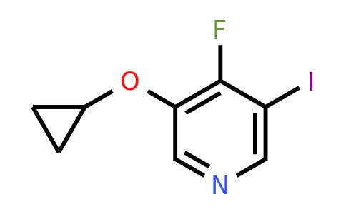 CAS 1243375-95-2 | 3-Cyclopropoxy-4-fluoro-5-iodopyridine