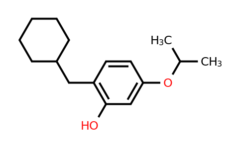 CAS 1243375-96-3 | 2-(Cyclohexylmethyl)-5-isopropoxyphenol