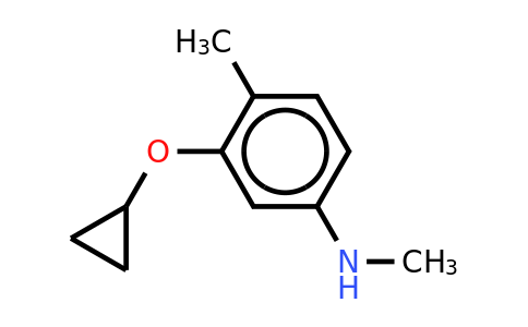 CAS 1243375-98-5 | 3-Cyclopropoxy-N,4-dimethylaniline