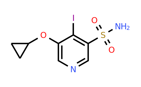 CAS 1243375-99-6 | 5-Cyclopropoxy-4-iodopyridine-3-sulfonamide