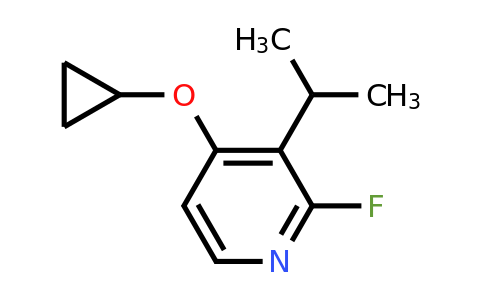 CAS 1243376-01-3 | 4-Cyclopropoxy-2-fluoro-3-(propan-2-YL)pyridine