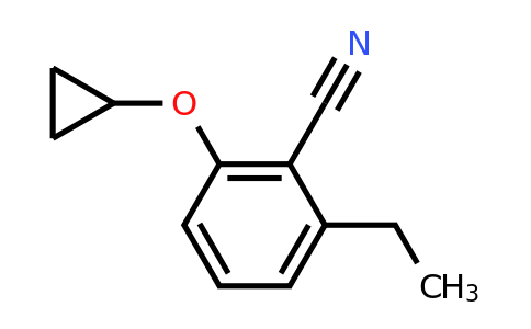 CAS 1243376-02-4 | 2-Cyclopropoxy-6-ethylbenzonitrile