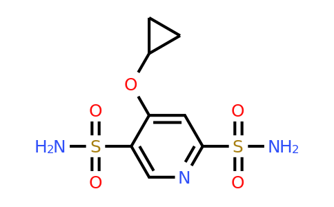 CAS 1243376-05-7 | 4-Cyclopropoxypyridine-2,5-disulfonamide