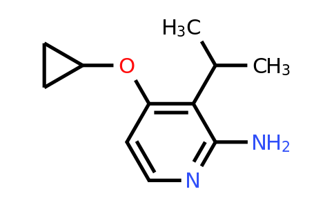CAS 1243376-09-1 | 4-Cyclopropoxy-3-(propan-2-YL)pyridin-2-amine