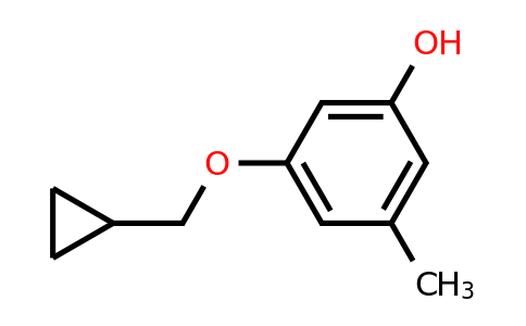 CAS 1243376-12-6 | 3-(Cyclopropylmethoxy)-5-methylphenol
