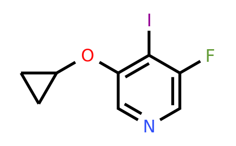 CAS 1243376-17-1 | 3-Cyclopropoxy-5-fluoro-4-iodopyridine