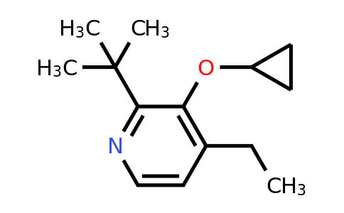 CAS 1243376-26-2 | 2-Tert-butyl-3-cyclopropoxy-4-ethylpyridine