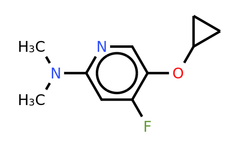 CAS 1243376-27-3 | 5-Cyclopropoxy-4-fluoro-N,n-dimethylpyridin-2-amine