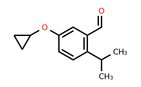 CAS 1243376-28-4 | 5-Cyclopropoxy-2-isopropylbenzaldehyde