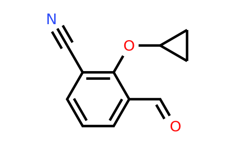 CAS 1243376-34-2 | 2-Cyclopropoxy-3-formylbenzonitrile