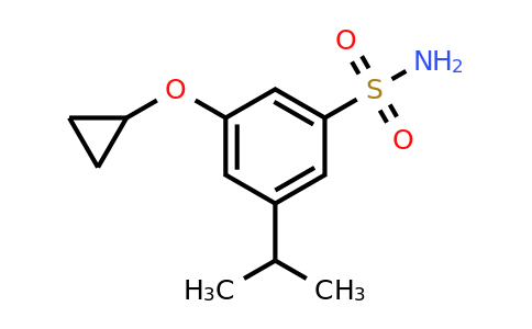 CAS 1243376-35-3 | 3-Cyclopropoxy-5-isopropylbenzenesulfonamide