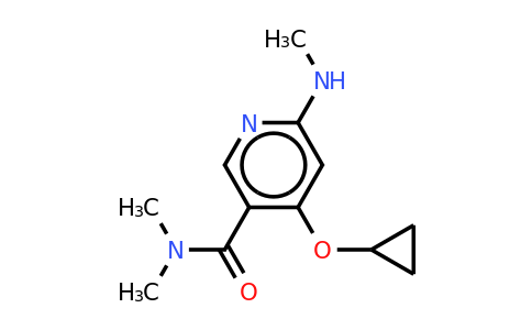 CAS 1243376-36-4 | 4-Cyclopropoxy-N,n-dimethyl-6-(methylamino)nicotinamide