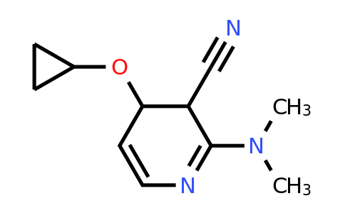 CAS 1243376-38-6 | 4-Cyclopropoxy-2-(dimethylamino)-3,4-dihydropyridine-3-carbonitrile