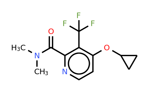 CAS 1243376-40-0 | 4-Cyclopropoxy-N,n-dimethyl-3-(trifluoromethyl)picolinamide
