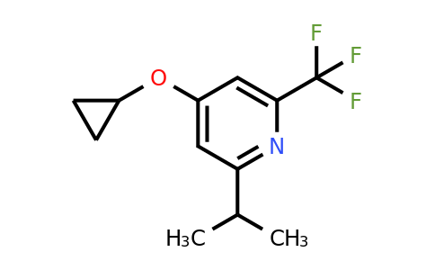 CAS 1243376-41-1 | 4-Cyclopropoxy-2-isopropyl-6-(trifluoromethyl)pyridine