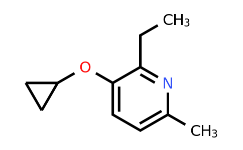 CAS 1243376-43-3 | 3-Cyclopropoxy-2-ethyl-6-methylpyridine