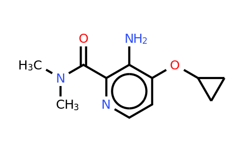 CAS 1243376-46-6 | 3-Amino-4-cyclopropoxy-N,n-dimethylpicolinamide