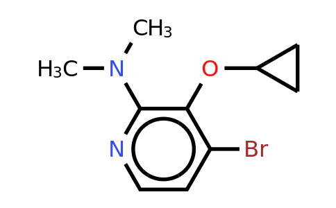 CAS 1243376-47-7 | 4-Bromo-3-cyclopropoxy-N,n-dimethylpyridin-2-amine