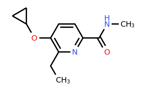CAS 1243376-48-8 | 5-Cyclopropoxy-6-ethyl-N-methylpicolinamide