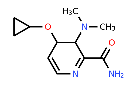 CAS 1243376-51-3 | 4-Cyclopropoxy-3-(dimethylamino)-3,4-dihydropyridine-2-carboxamide