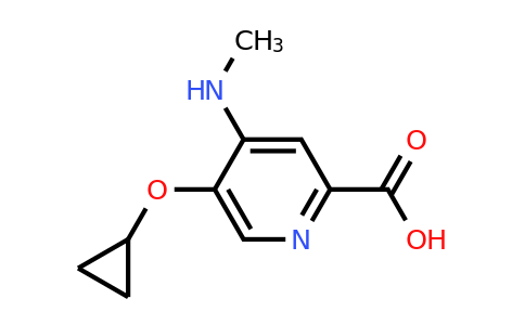 CAS 1243376-52-4 | 5-Cyclopropoxy-4-(methylamino)picolinic acid