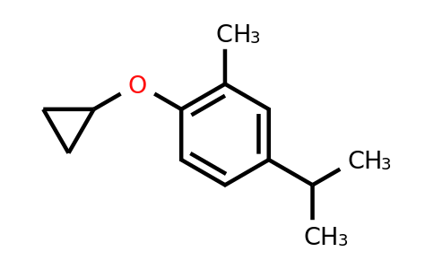 CAS 1243376-58-0 | 1-Cyclopropoxy-2-methyl-4-(propan-2-YL)benzene