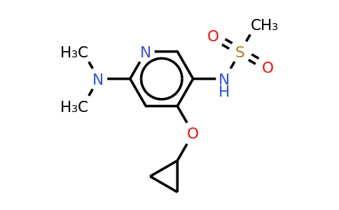 CAS 1243376-59-1 | N-(4-cyclopropoxy-6-(dimethylamino)pyridin-3-YL)methanesulfonamide