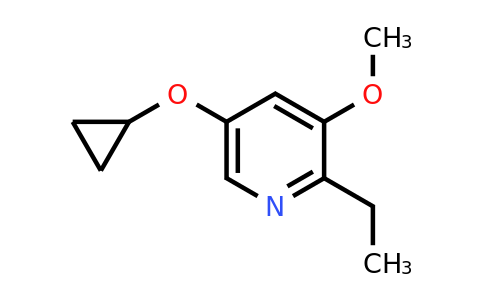 CAS 1243376-60-4 | 5-Cyclopropoxy-2-ethyl-3-methoxypyridine
