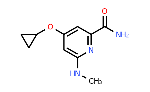 CAS 1243376-61-5 | 4-Cyclopropoxy-6-(methylamino)picolinamide