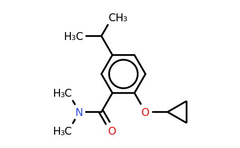 CAS 1243376-63-7 | 2-Cyclopropoxy-5-isopropyl-N,n-dimethylbenzamide