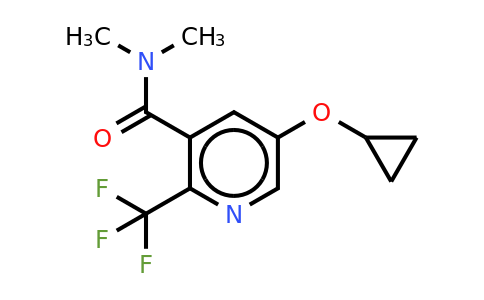 CAS 1243376-64-8 | 5-Cyclopropoxy-N,n-dimethyl-2-(trifluoromethyl)nicotinamide