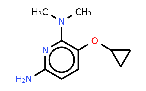 CAS 1243376-77-3 | 3-Cyclopropoxy-2-N,2-N-dimethylpyridine-2,6-diamine