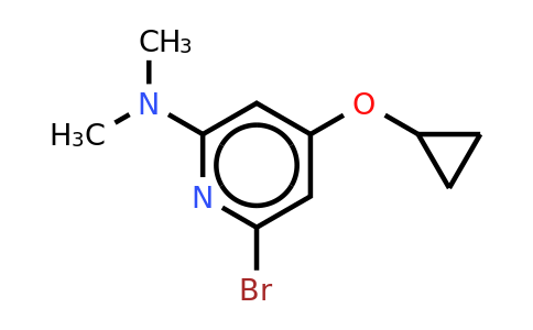 CAS 1243376-80-8 | 6-Bromo-4-cyclopropoxy-N,n-dimethylpyridin-2-amine