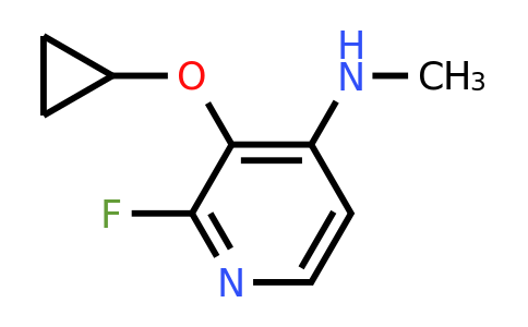 CAS 1243376-81-9 | 3-Cyclopropoxy-2-fluoro-N-methylpyridin-4-amine