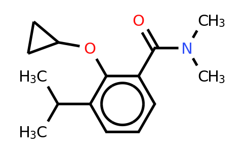 CAS 1243376-82-0 | 2-Cyclopropoxy-3-isopropyl-N,n-dimethylbenzamide