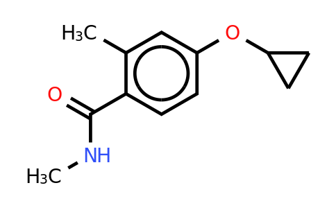 CAS 1243376-86-4 | 4-Cyclopropoxy-N,2-dimethylbenzamide