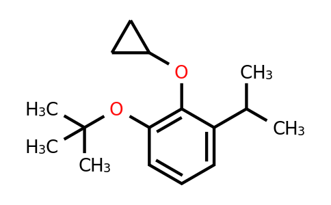CAS 1243376-88-6 | 1-Tert-butoxy-2-cyclopropoxy-3-isopropylbenzene