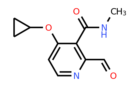 CAS 1243376-91-1 | 4-Cyclopropoxy-2-formyl-N-methylnicotinamide