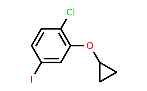 CAS 1243376-94-4 | 1-Chloro-2-cyclopropoxy-4-iodobenzene