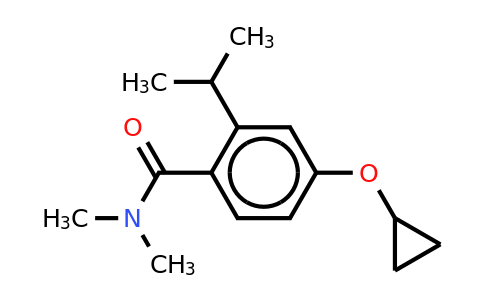 CAS 1243376-97-7 | 4-Cyclopropoxy-2-isopropyl-N,n-dimethylbenzamide