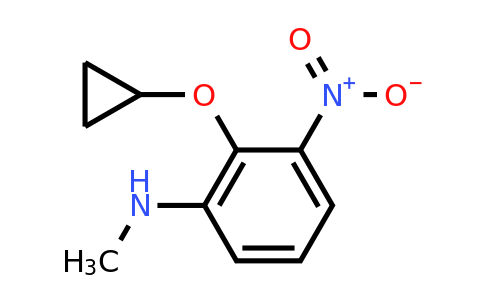 CAS 1243376-98-8 | 2-Cyclopropoxy-N-methyl-3-nitroaniline