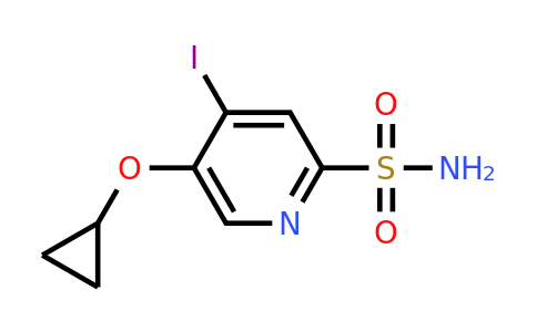 CAS 1243377-01-6 | 5-Cyclopropoxy-4-iodopyridine-2-sulfonamide