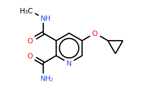 CAS 1243377-02-7 | 5-Cyclopropoxy-N3-methylpyridine-2,3-dicarboxamide