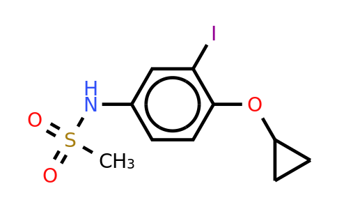 CAS 1243377-10-7 | N-(4-cyclopropoxy-3-iodophenyl)methanesulfonamide