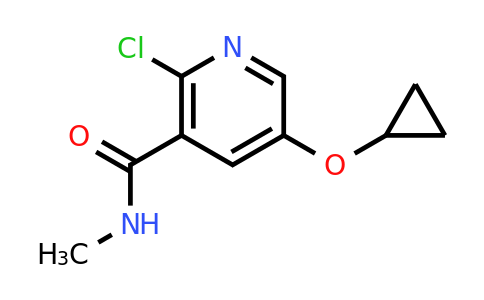 CAS 1243377-14-1 | 2-Chloro-5-cyclopropoxy-N-methylnicotinamide