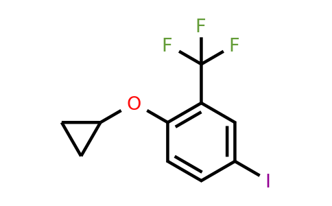 CAS 1243377-18-5 | 1-Cyclopropoxy-4-iodo-2-(trifluoromethyl)benzene