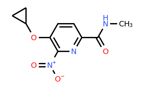 CAS 1243377-20-9 | 5-Cyclopropoxy-N-methyl-6-nitropicolinamide