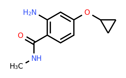 CAS 1243377-23-2 | 2-Amino-4-cyclopropoxy-N-methylbenzamide